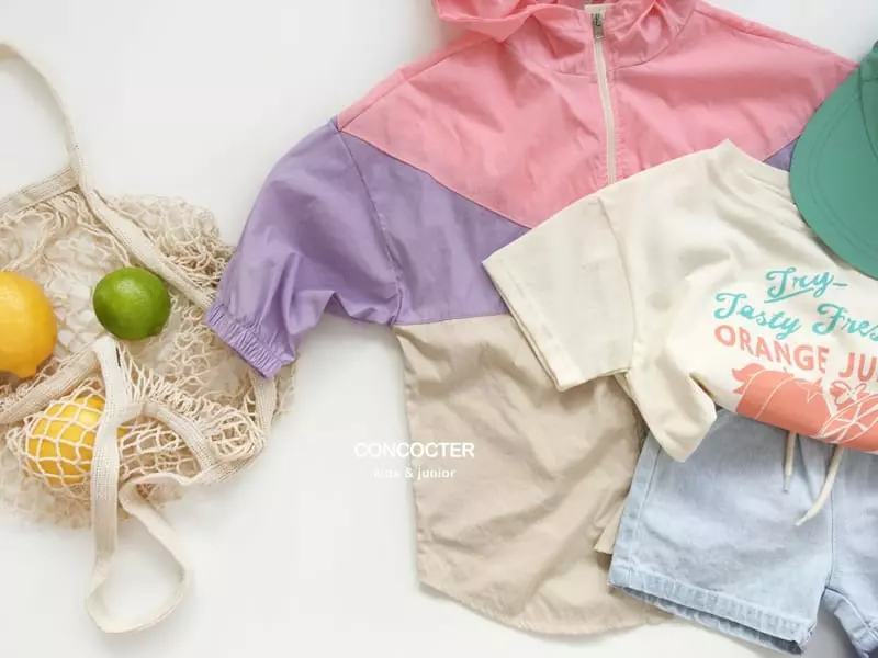 Concocter - Korean Children Fashion - #discoveringself - Orange Juice Tee - 8