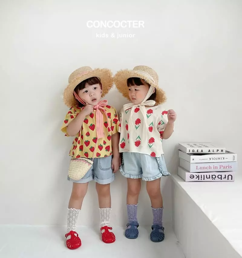 Concocter - Korean Children Fashion - #discoveringself - Frill Denim Shorts - 5