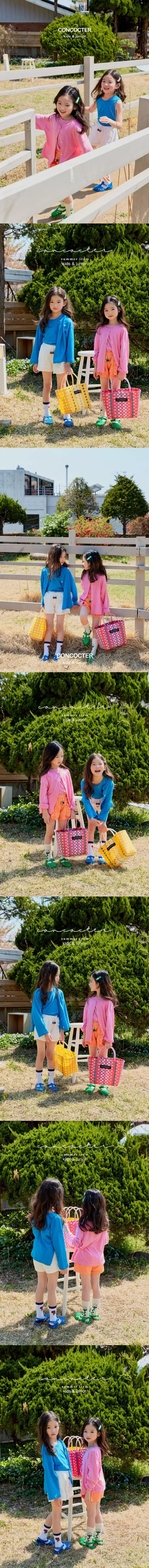 Concocter - Korean Children Fashion - #discoveringself - Vivi Linen Cardigan Set - 3