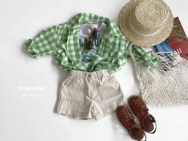 Concocter - Korean Children Fashion - #discoveringself - Check Check Shirt