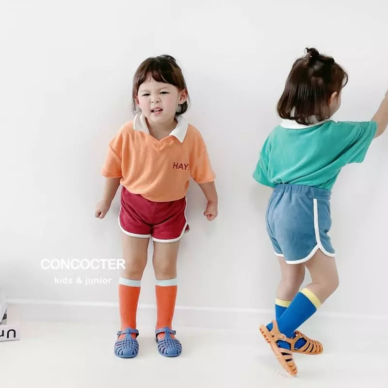 Concocter - Korean Children Fashion - #discoveringself - Hey Tery Top Bottom Set - 4