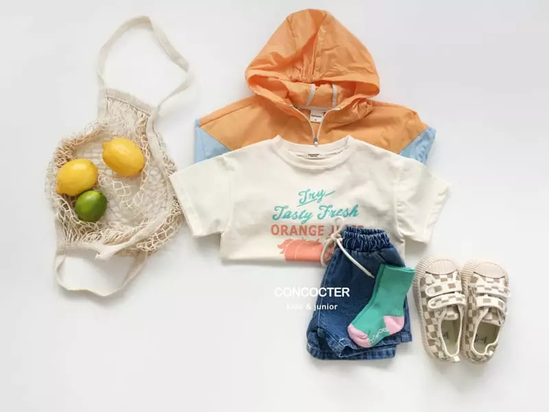 Concocter - Korean Children Fashion - #kidsstore - Orange Juice Tee - 11