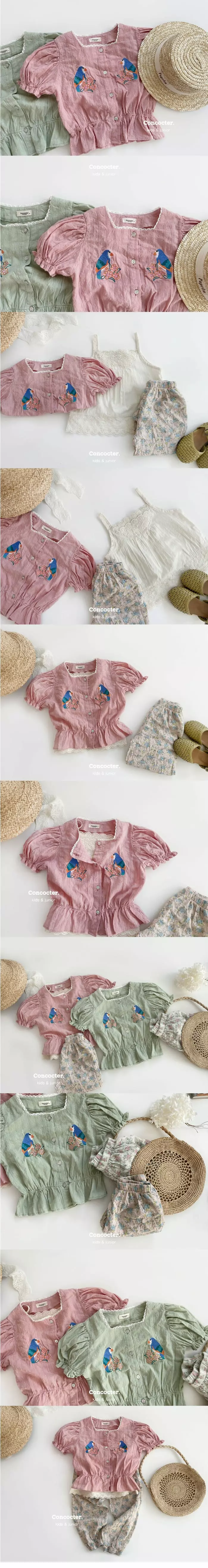 Concocter - Korean Children Fashion - #kidsstore - Parrot Blouse - 3