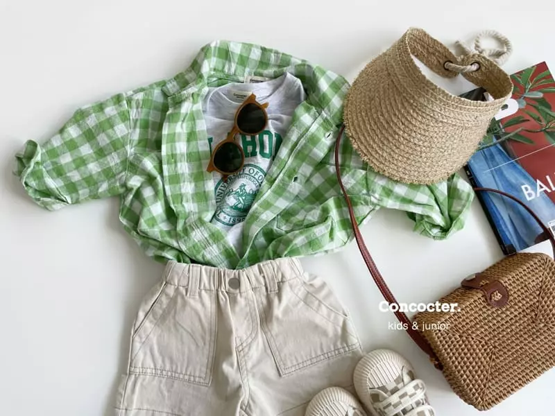 Concocter - Korean Children Fashion - #kidzfashiontrend - Check Check Shirt - 8