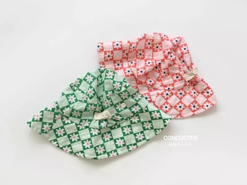 Concocter - Korean Children Fashion - #kidzfashiontrend - Flower Bucket Hat