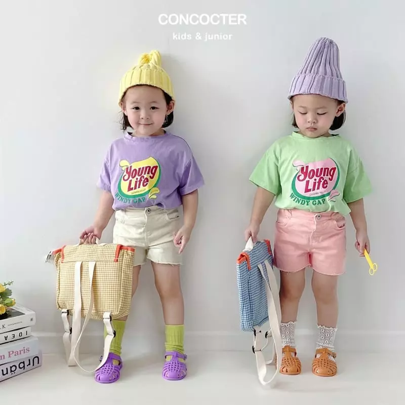 Concocter - Korean Children Fashion - #kidzfashiontrend - Young Life Short Sleeves Tee - 6