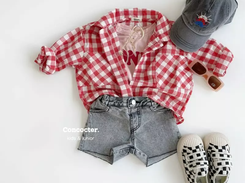 Concocter - Korean Children Fashion - #littlefashionista - Check Check Shirt - 10