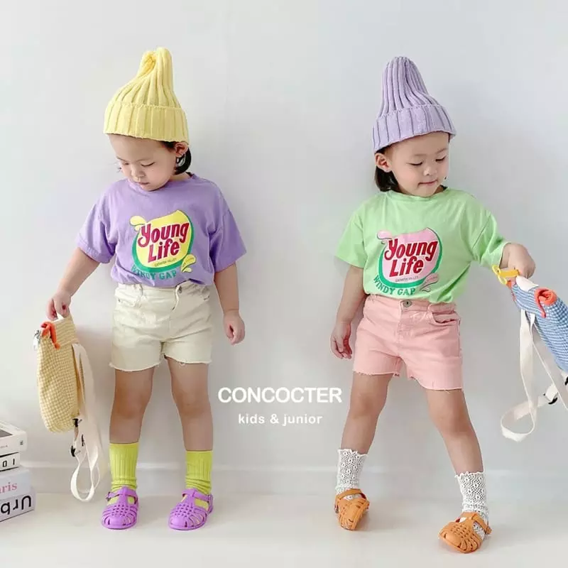 Concocter - Korean Children Fashion - #littlefashionista - Young Life Short Sleeves Tee - 8