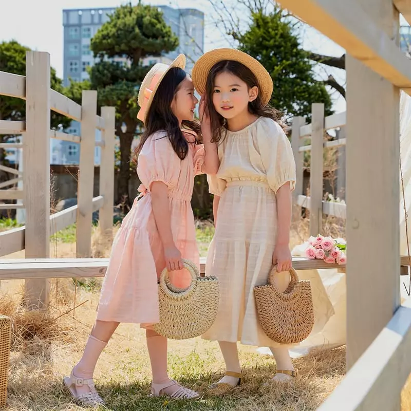 Concocter - Korean Children Fashion - #littlefashionista - Waist Slit One-piece - 3