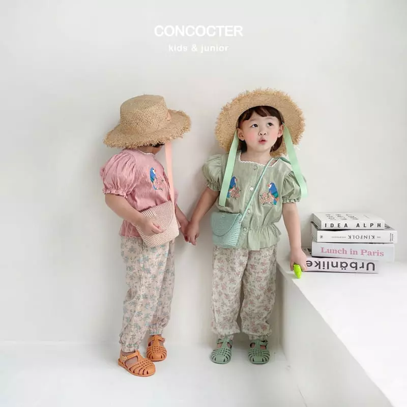 Concocter - Korean Children Fashion - #magicofchildhood - Parrot Blouse