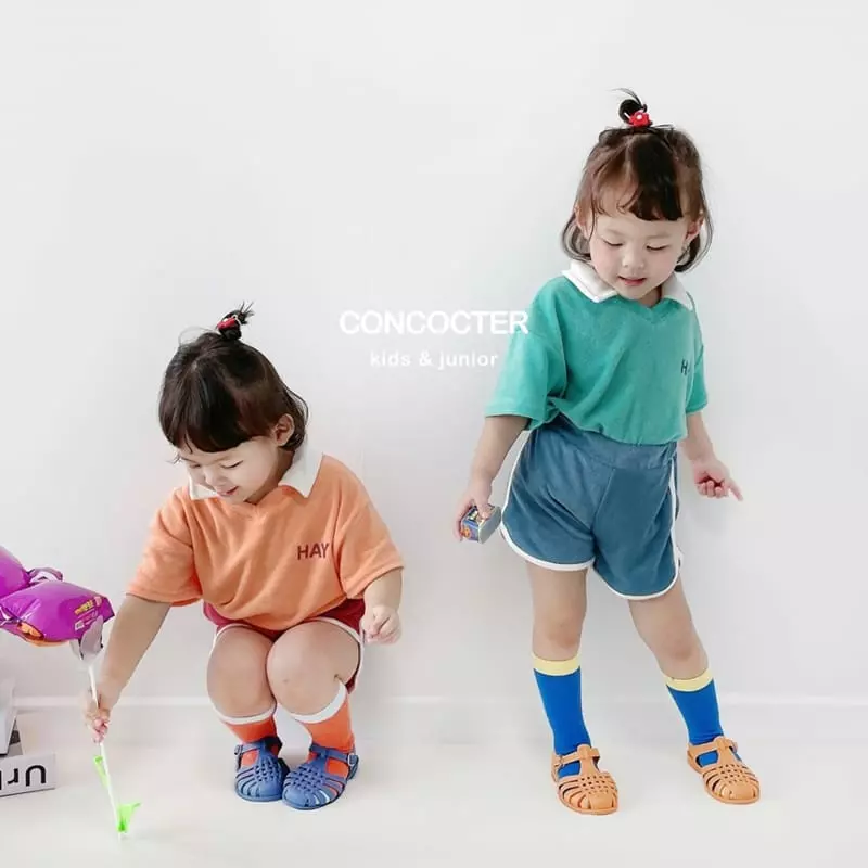 Concocter - Korean Children Fashion - #magicofchildhood - Hey Tery Top Bottom Set - 10