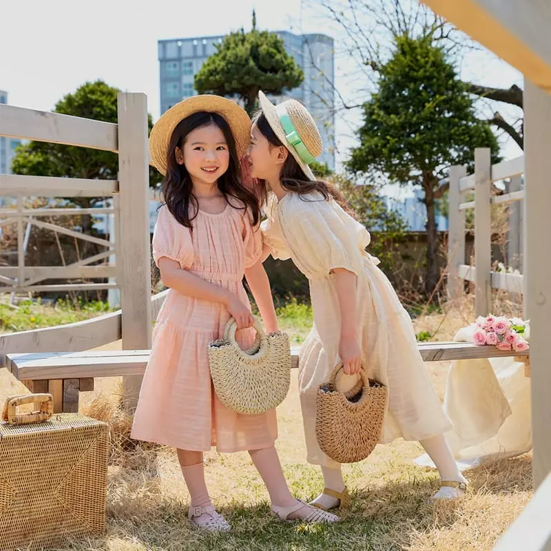 Concocter - Korean Children Fashion - #littlefashionista - Waist Slit One-piece - 4