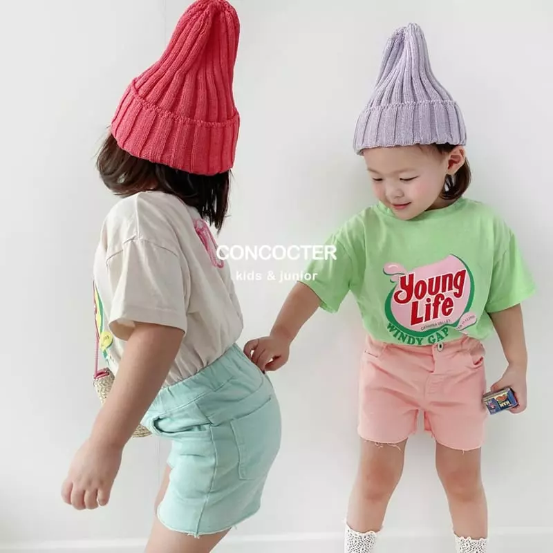 Concocter - Korean Children Fashion - #minifashionista - Young Life Short Sleeves Tee - 10