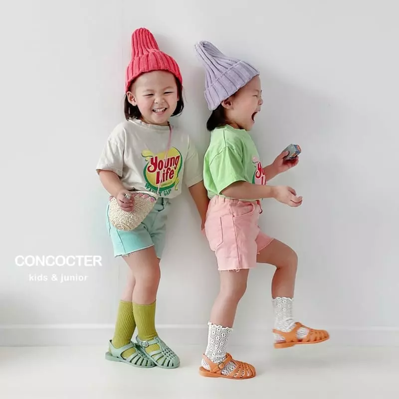 Concocter - Korean Children Fashion - #prettylittlegirls - Young Life Short Sleeves Tee - 11