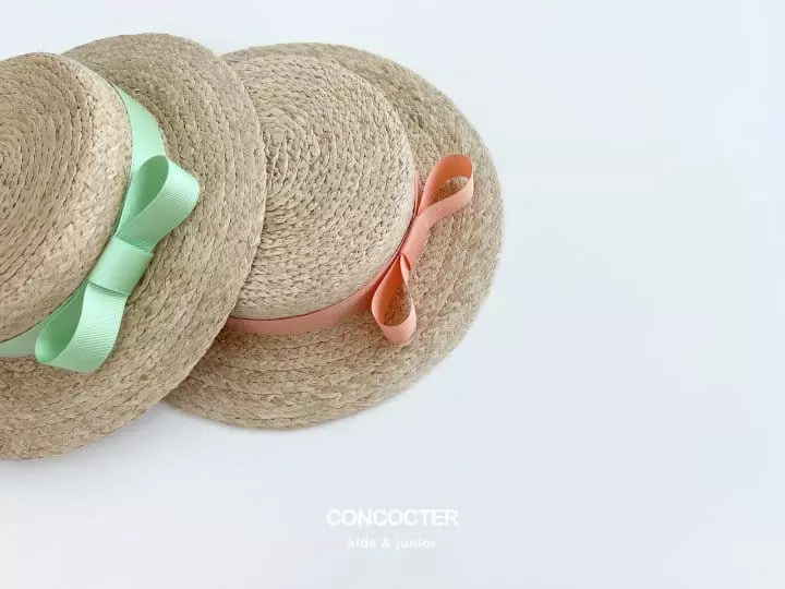 Concocter - Korean Children Fashion - #prettylittlegirls - Ribbon Raphia Hat