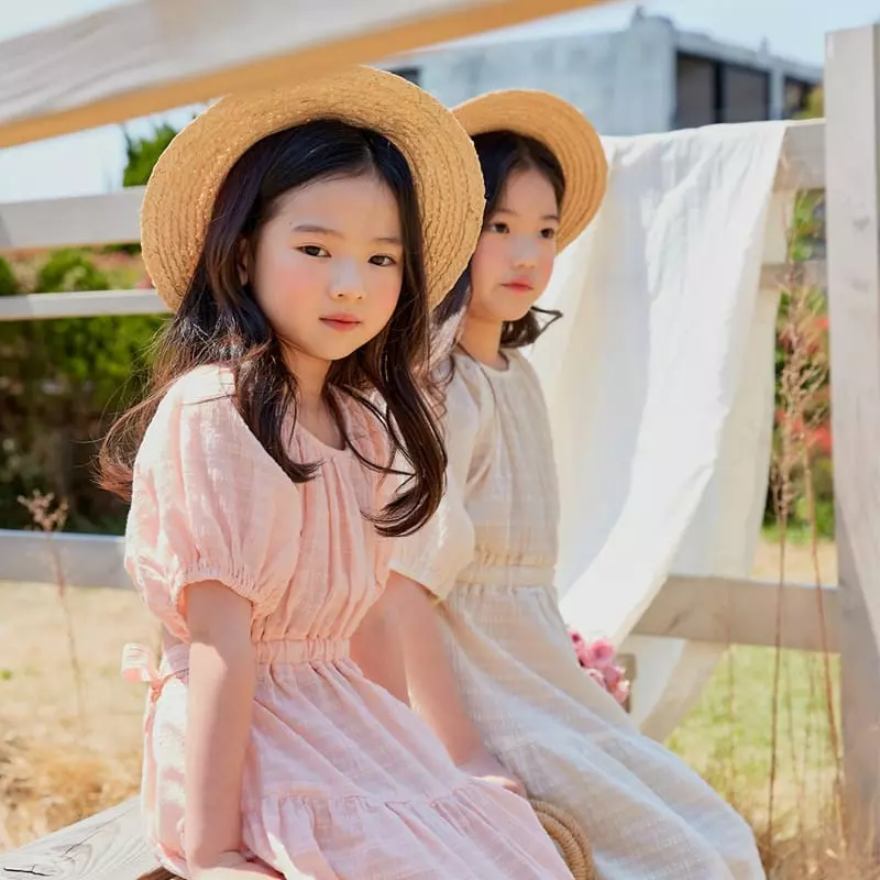 Concocter - Korean Children Fashion - #stylishchildhood - Waist Slit One-piece - 9