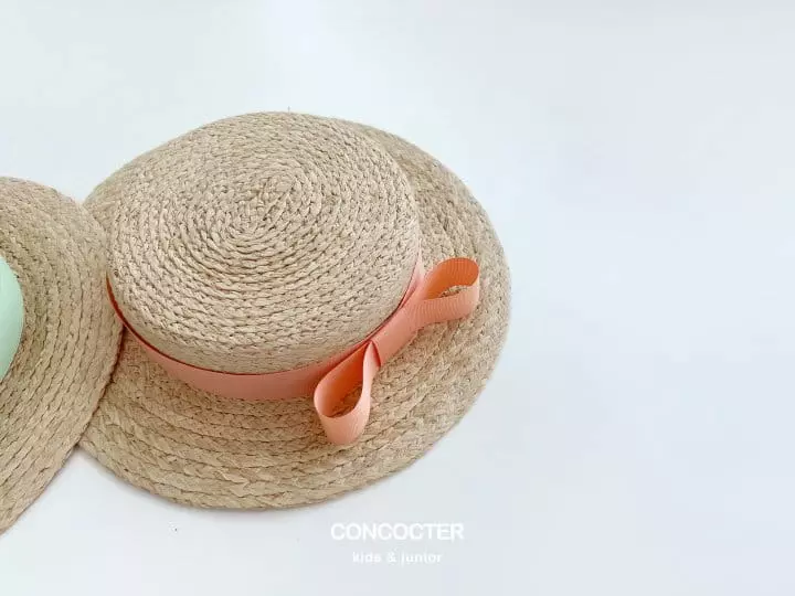 Concocter - Korean Children Fashion - #todddlerfashion - Ribbon Raphia Hat - 2