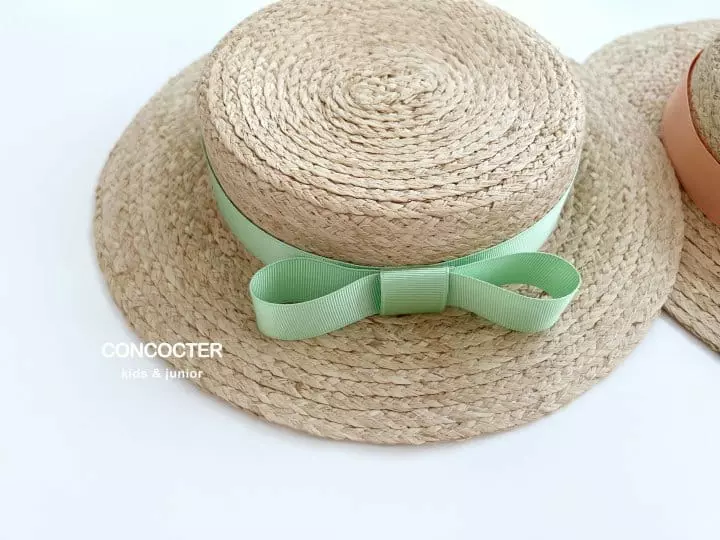 Concocter - Korean Children Fashion - #toddlerclothing - Ribbon Raphia Hat - 3