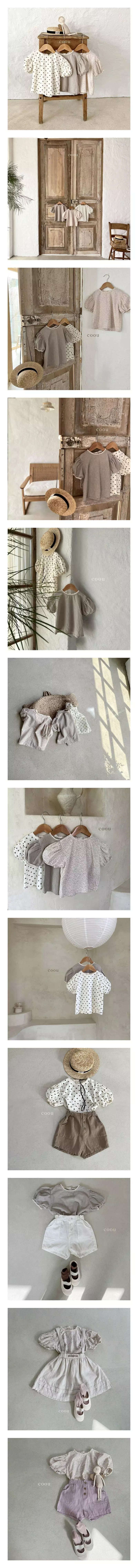 Coou - Korean Children Fashion - #kidsshorts - Janet Blouse