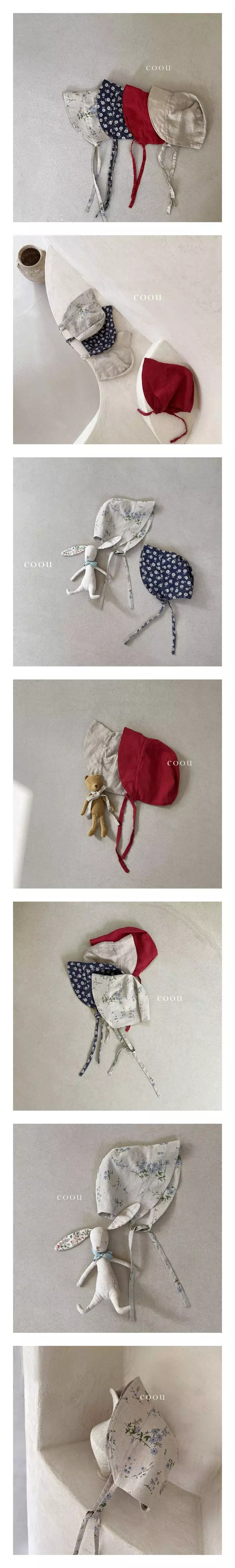 Coou - Korean Children Fashion - #kidzfashiontrend - Plain Bonnet