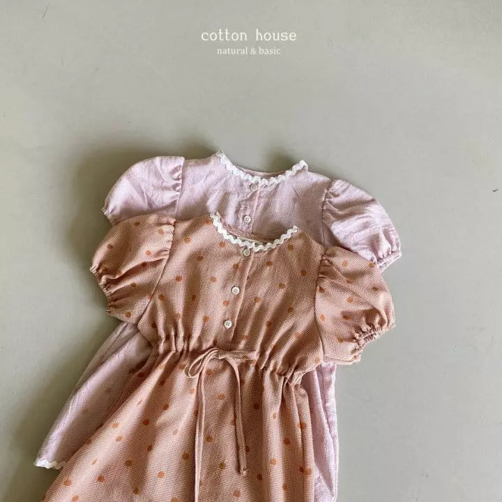 Cotton House - Korean Children Fashion - #Kfashion4kids - Marcaroon One-piece - 9