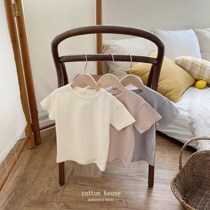 Cotton House - Korean Children Fashion - #Kfashion4kids - Layered Short Sleeves Tee - 2