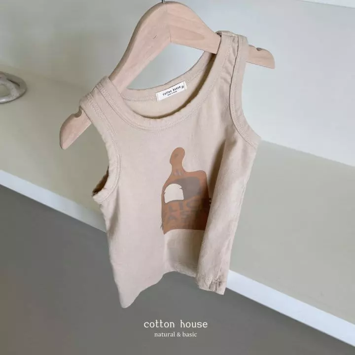 Cotton House - Korean Children Fashion - #childofig - Bread Sleeveless - 8