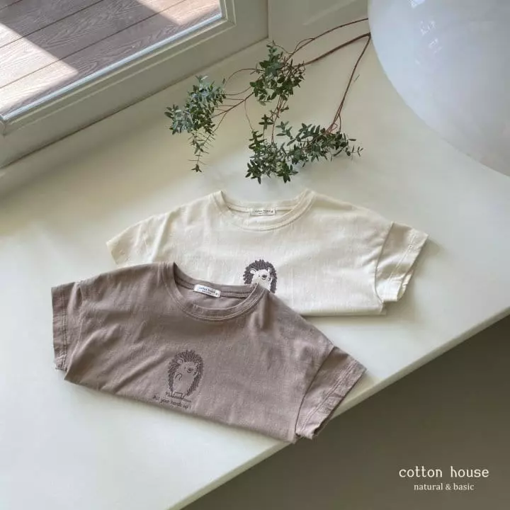 Cotton House - Korean Children Fashion - #childofig - Hedgehog Tee - 6