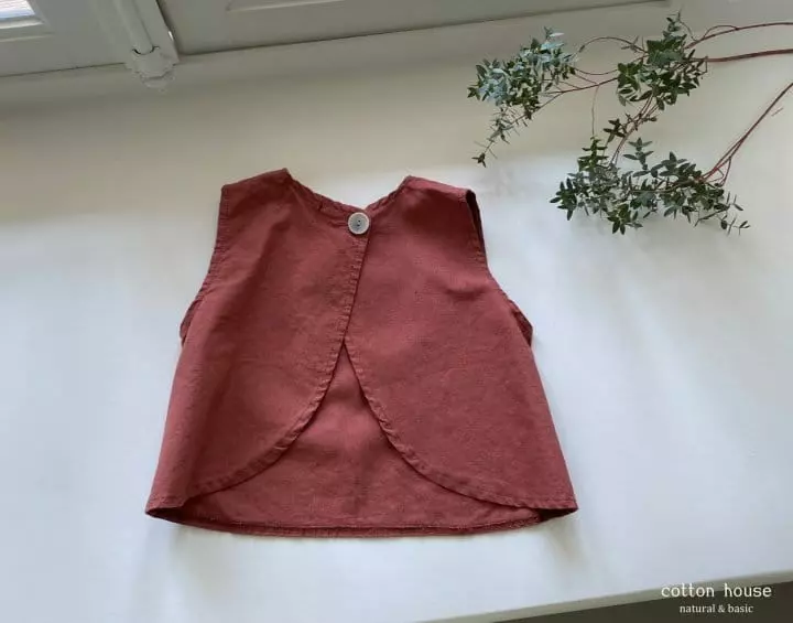 Cotton House - Korean Children Fashion - #prettylittlegirls - Tulip Linen Sleeveless - 4