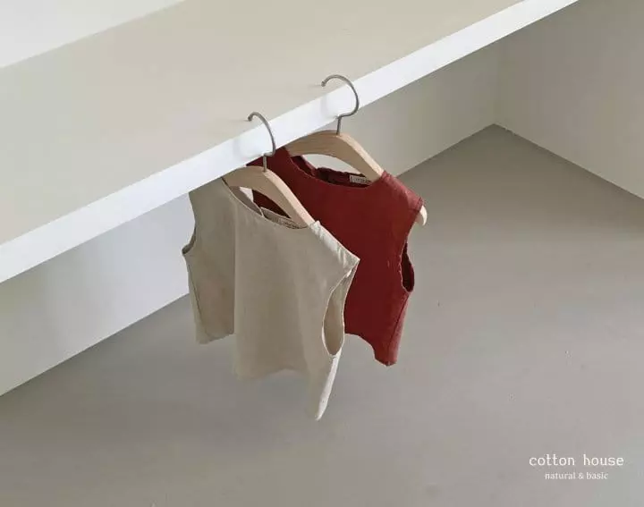 Cotton House - Korean Children Fashion - #childofig - Tulip Linen Sleeveless - 5