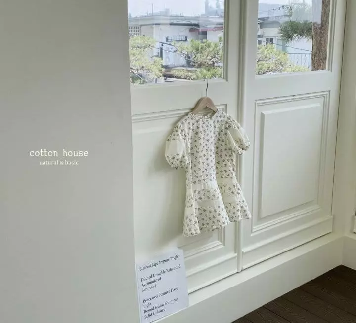 Cotton House - Korean Children Fashion - #childofig - Flower Color One-piece - 3