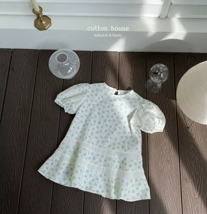 Cotton House - Korean Children Fashion - #childofig - Flower Color One-piece - 4