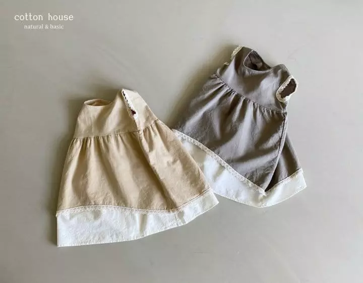 Cotton House - Korean Children Fashion - #childrensboutique - Deeple Linen One-piece - 6