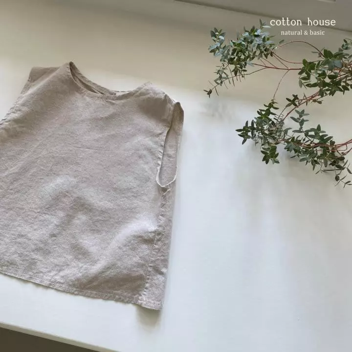 Cotton House - Korean Children Fashion - #childrensboutique - Tulip Linen Sleeveless - 6