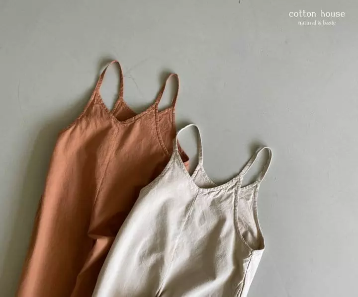 Cotton House - Korean Children Fashion - #childrensboutique - Linen Jumpsuit - 4