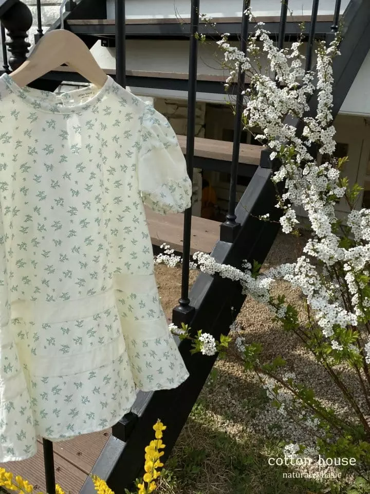 Cotton House - Korean Children Fashion - #designkidswear - Flower Color One-piece - 6