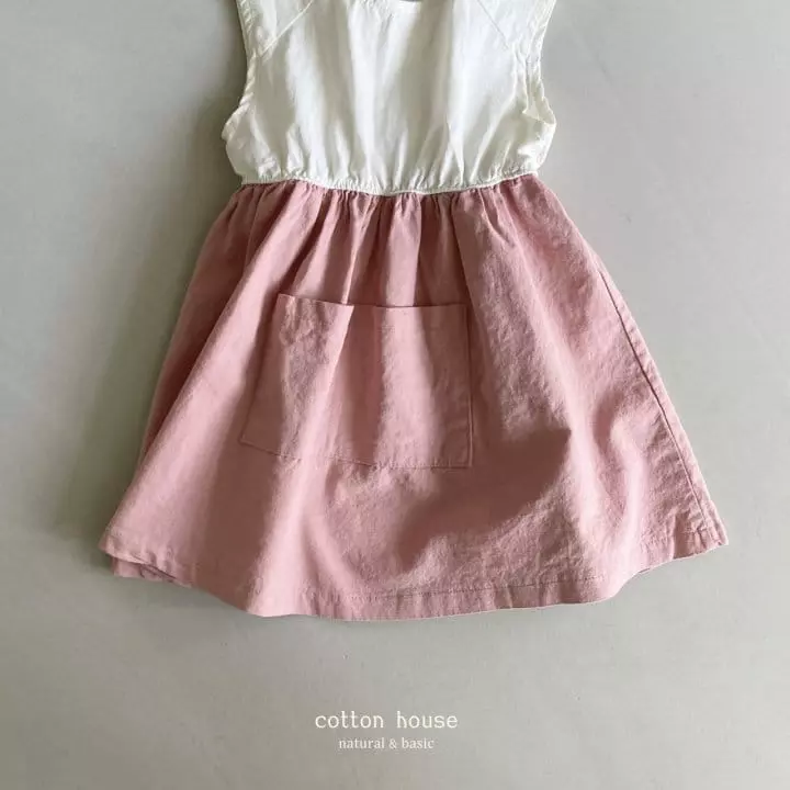 Cotton House - Korean Children Fashion - #discoveringself - Linen Pocket One-piece - 7