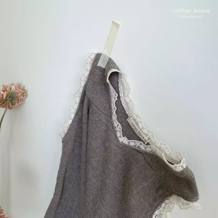 Cotton House - Korean Children Fashion - #discoveringself - Eyelet Lace Sleeveless - 10