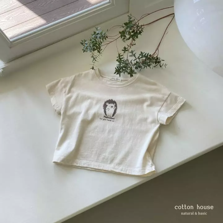 Cotton House - Korean Children Fashion - #discoveringself - Hedgehog Tee - 9