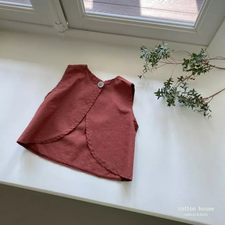 Cotton House - Korean Children Fashion - #discoveringself - Tulip Linen Sleeveless - 8