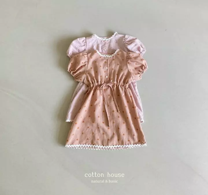 Cotton House - Korean Children Fashion - #designkidswear - Marcaroon One-piece - 4
