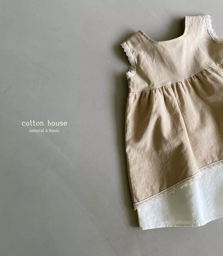 Cotton House - Korean Children Fashion - #fashionkids - Deeple Linen One-piece - 9