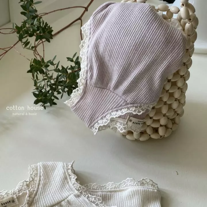 Cotton House - Korean Children Fashion - #fashionkids - Eyelet Lace Sleeveless - 11