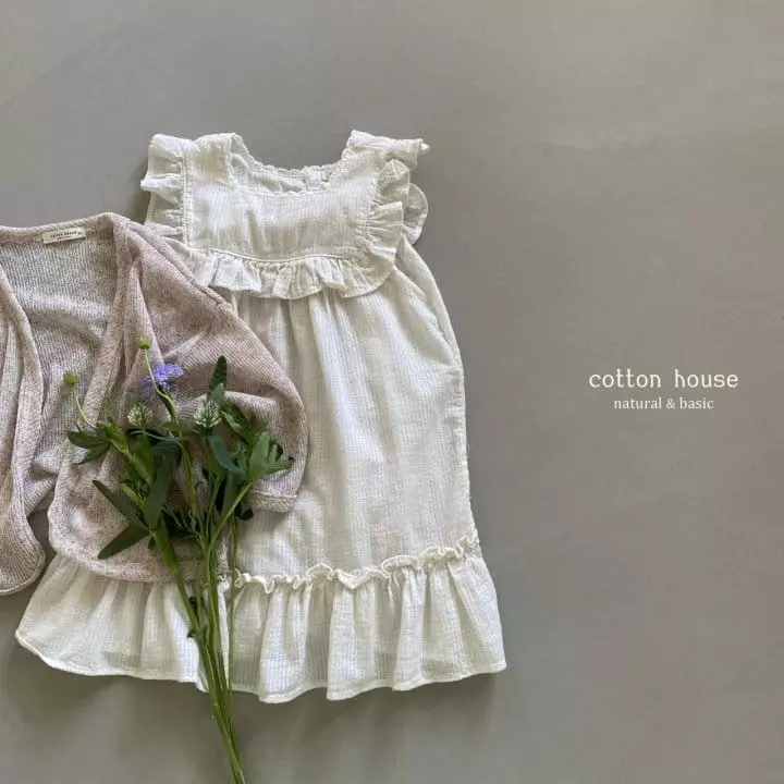 Cotton House - Korean Children Fashion - #kidsshorts - Frill Check One-piece - 11