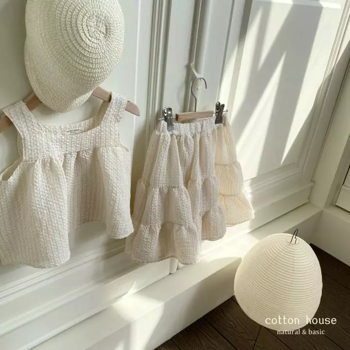 Cotton House - Korean Children Fashion - #fashionkids - Honey Top Bottom Set - 4