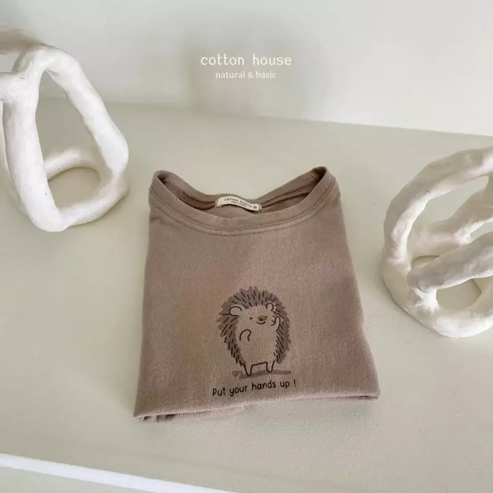 Cotton House - Korean Children Fashion - #kidsshorts - Hedgehog Tee - 11