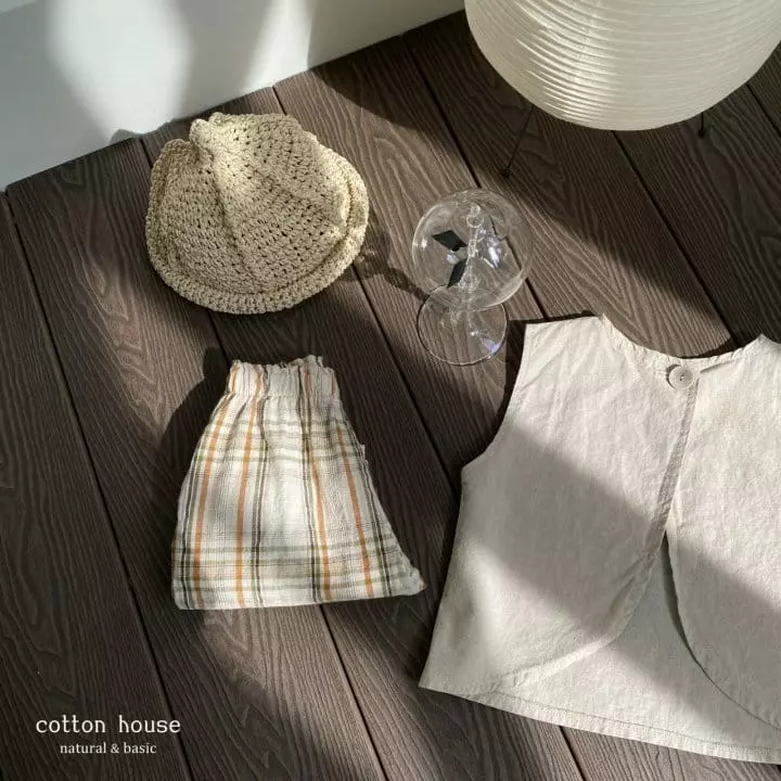 Cotton House - Korean Children Fashion - #kidsshorts - Tulip Linen Sleeveless - 10