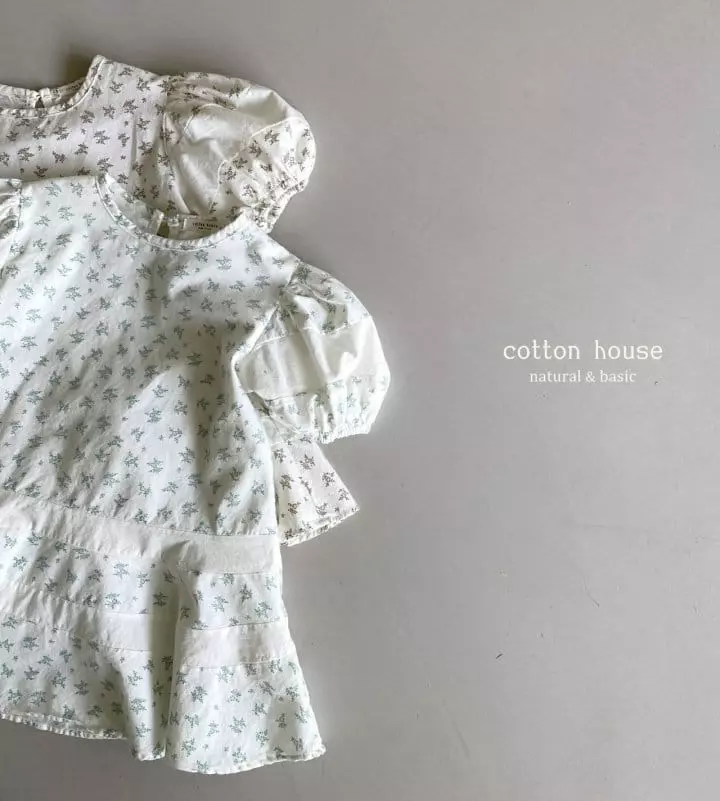 Cotton House - Korean Children Fashion - #kidsshorts - Flower Color One-piece - 9