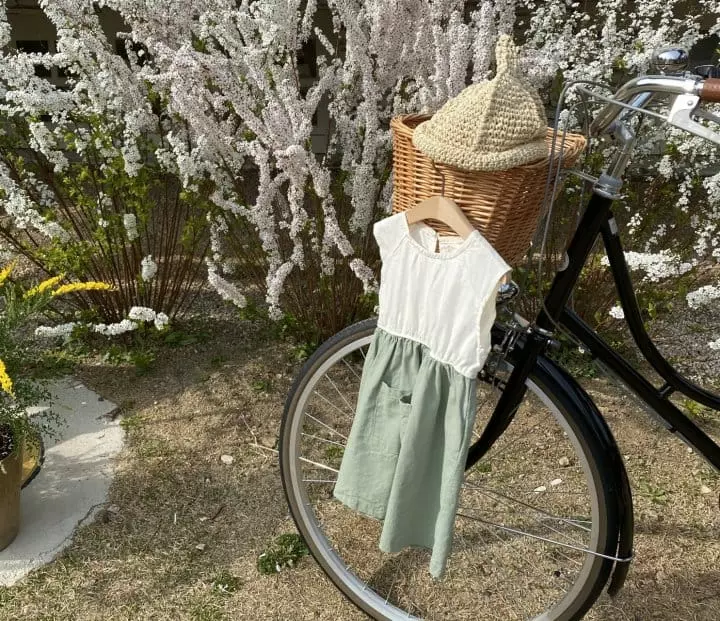 Cotton House - Korean Children Fashion - #kidsstore - Linen Pocket One-piece - 10