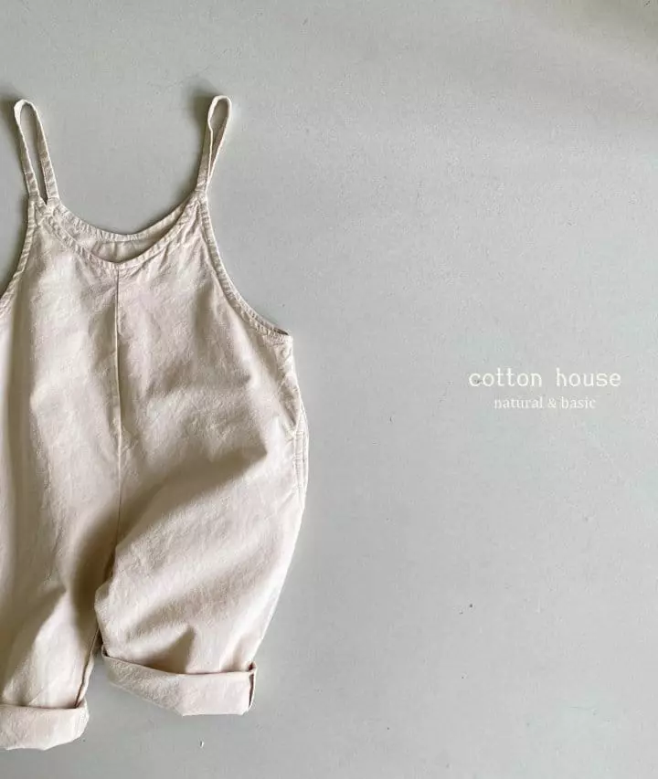 Cotton House - Korean Children Fashion - #kidsstore - Linen Jumpsuit - 8